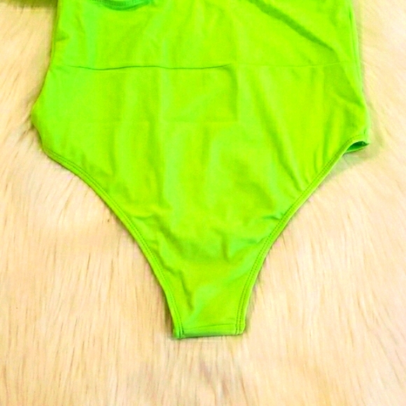 Swim New Deep V Neck Low Back One Piece Swimsuit Poshmark